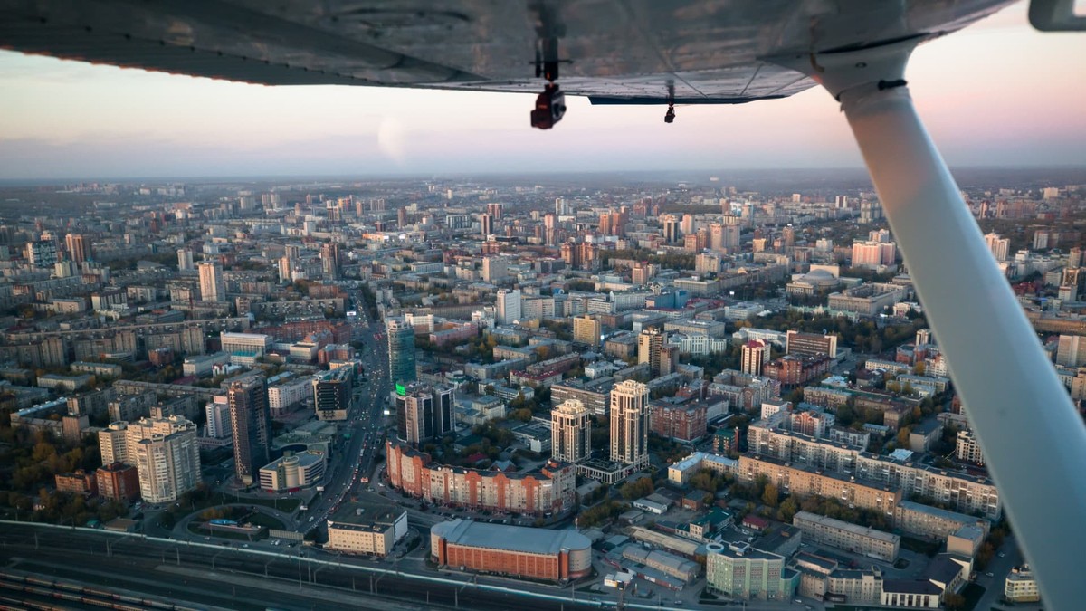 Над Новосибирском на самолёте! — фото 4